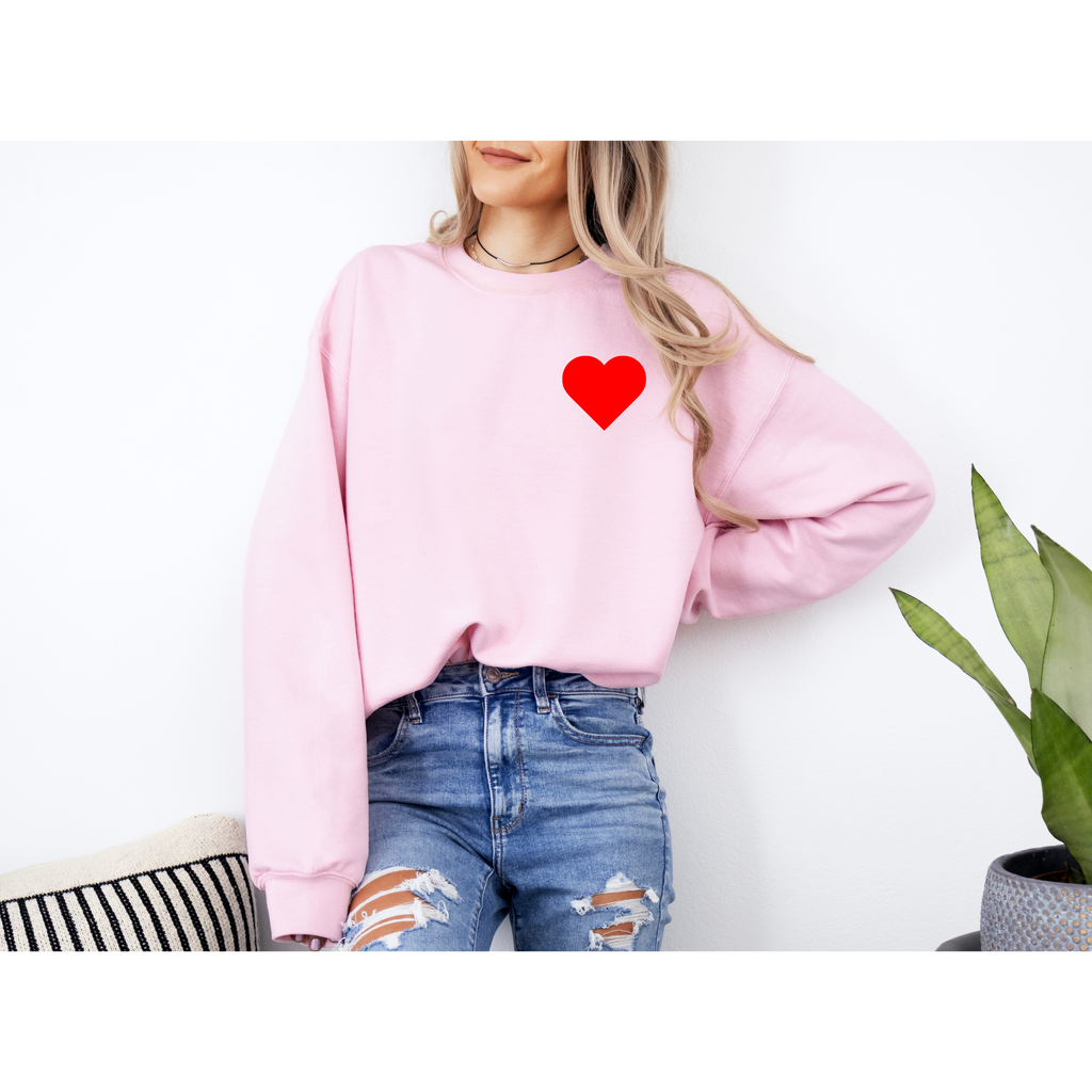 Heart Crewneck Sweatshirt