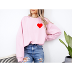 Heart Crewneck Sweatshirt