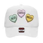 Tacos Tequila Anxiety Trucker Hat