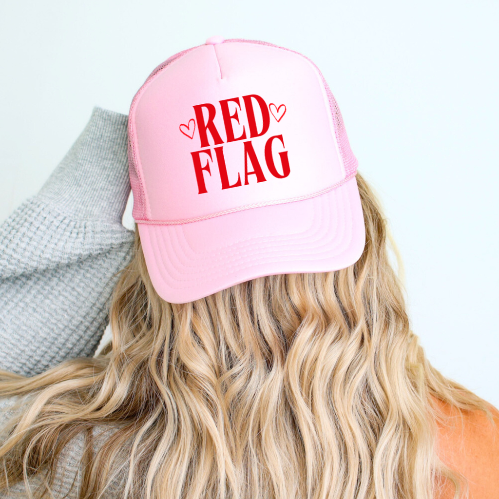 Red Flag Trucker Hat