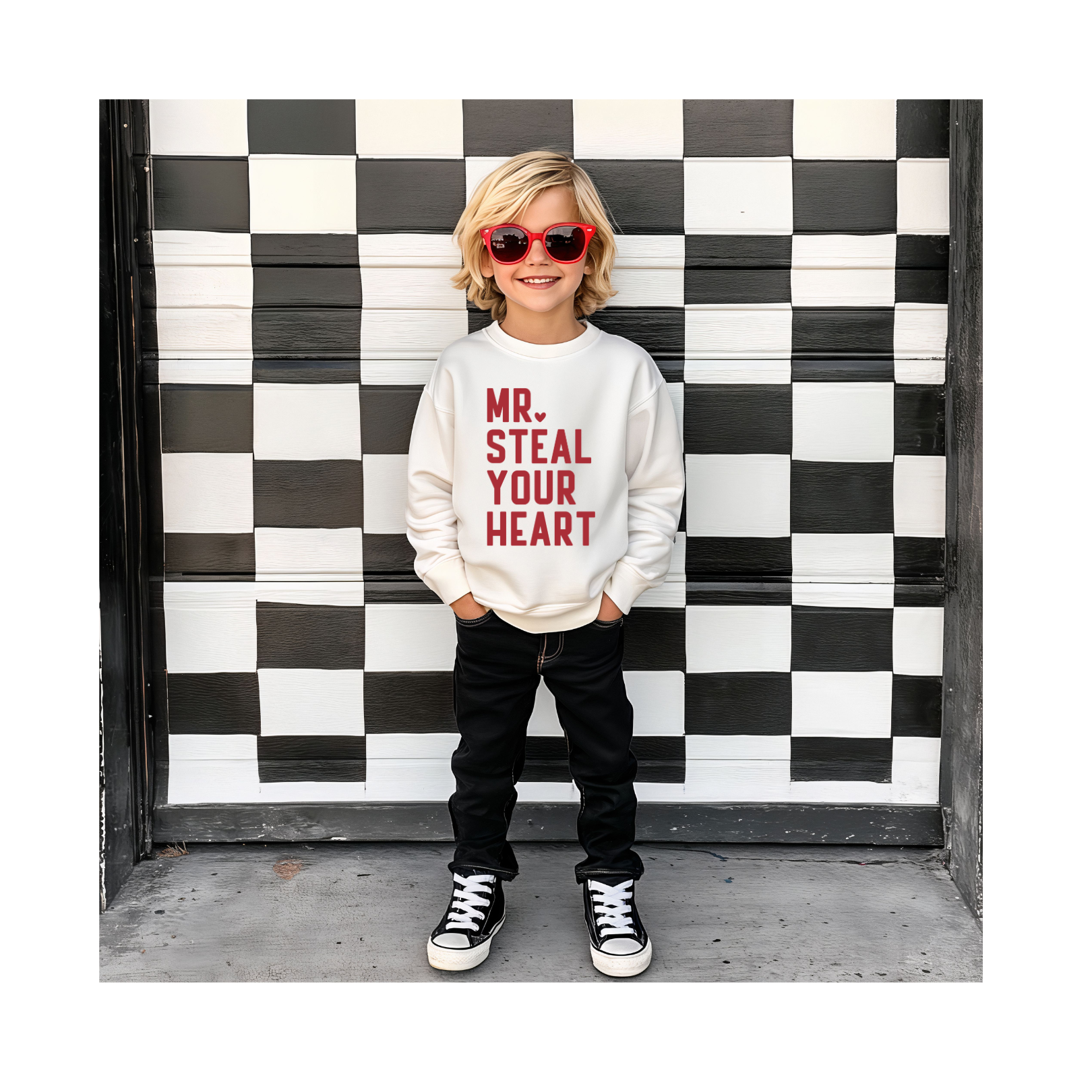 Mr. Steal Your Heart Crewneck sweatshirt