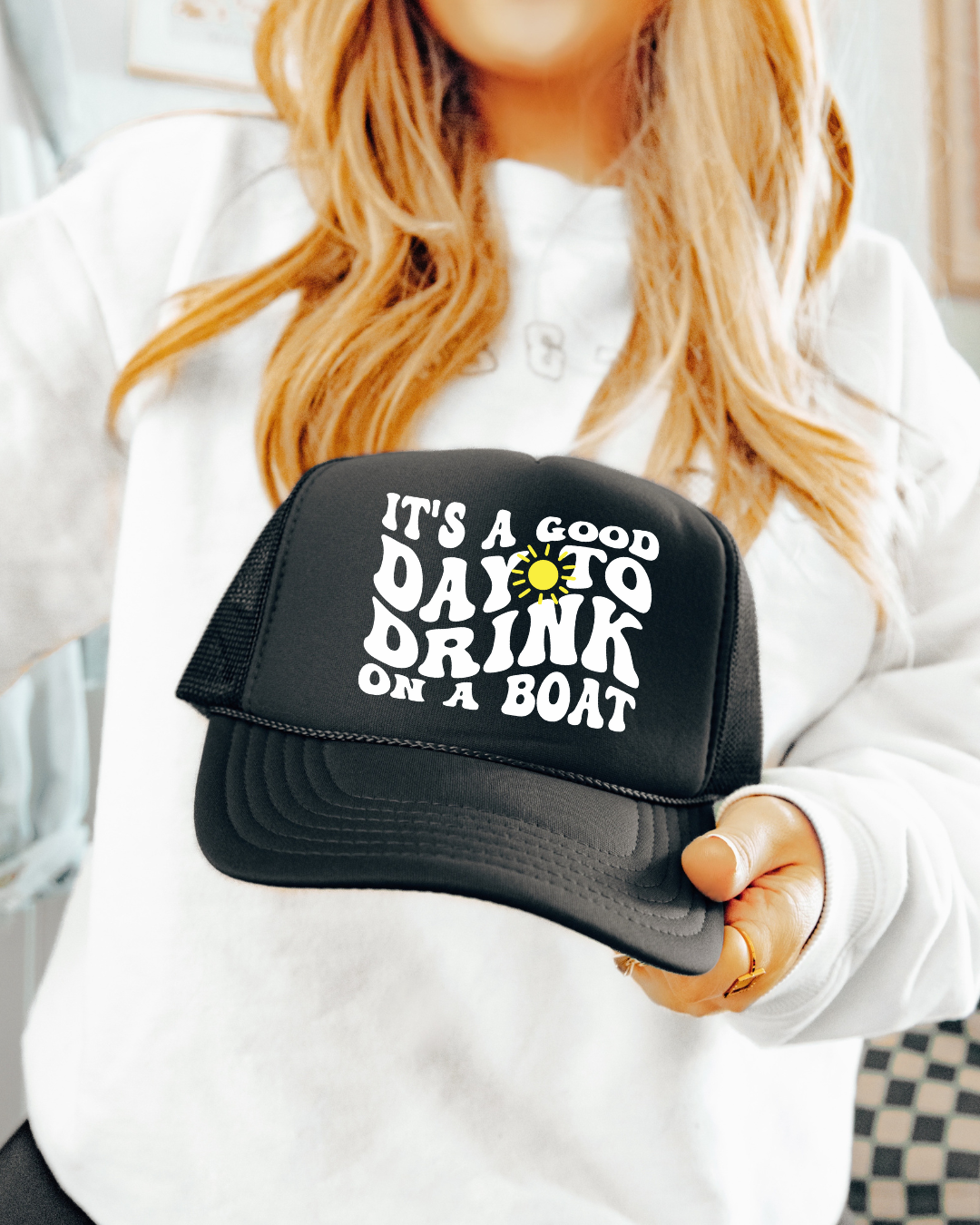 Drunk on a Boat Trucker Hat