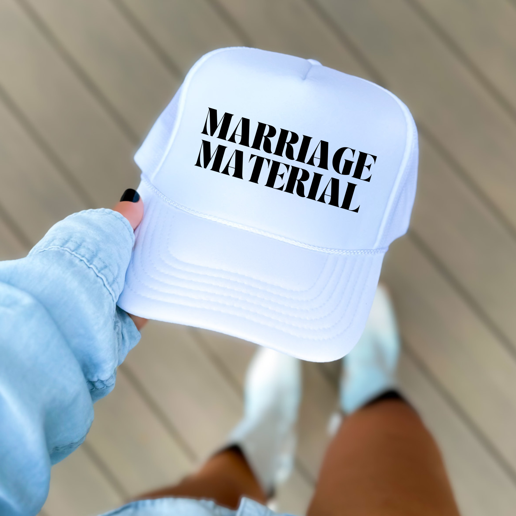 Marriage Material Trucker Hat