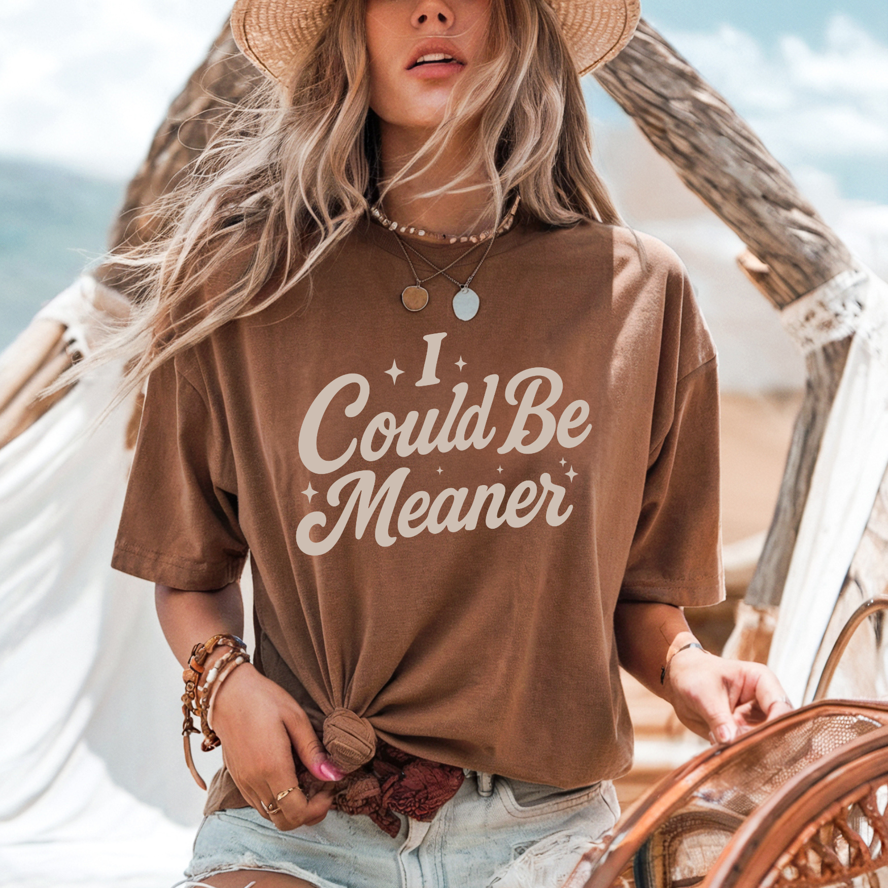 I COULD BE MEANER TEE