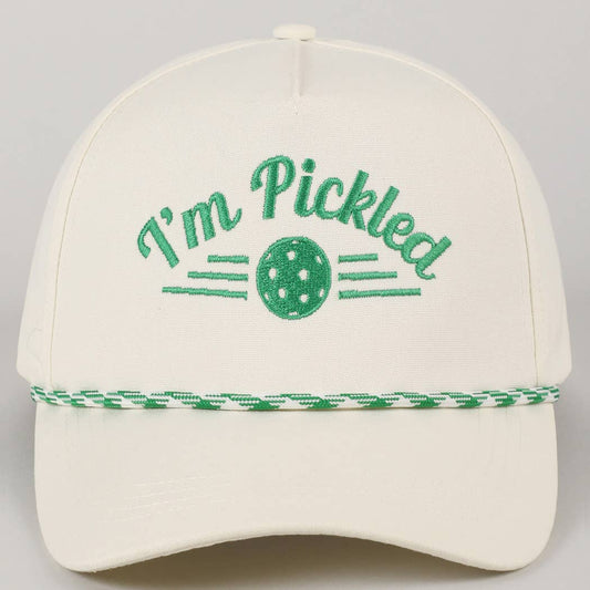 I'm Pickled Pickleball Embroidery Trucker Hat