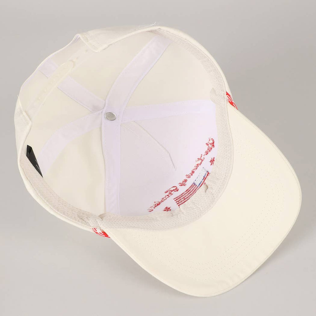 The Land of Freedom Flag Embroidered Trucker Hat